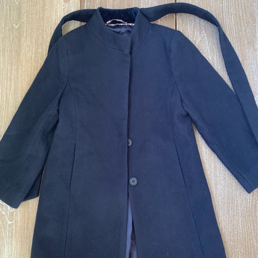 Oscar De La Renta navy wool coat sz 6y